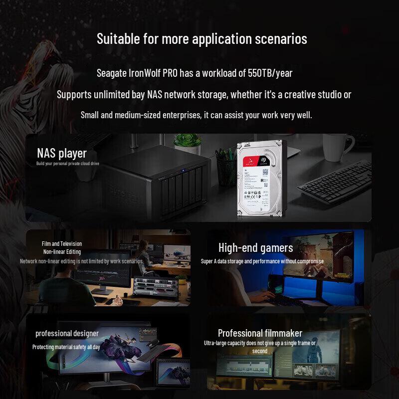 Seagate IronWolf Pro 4TB NAS Hard Drive