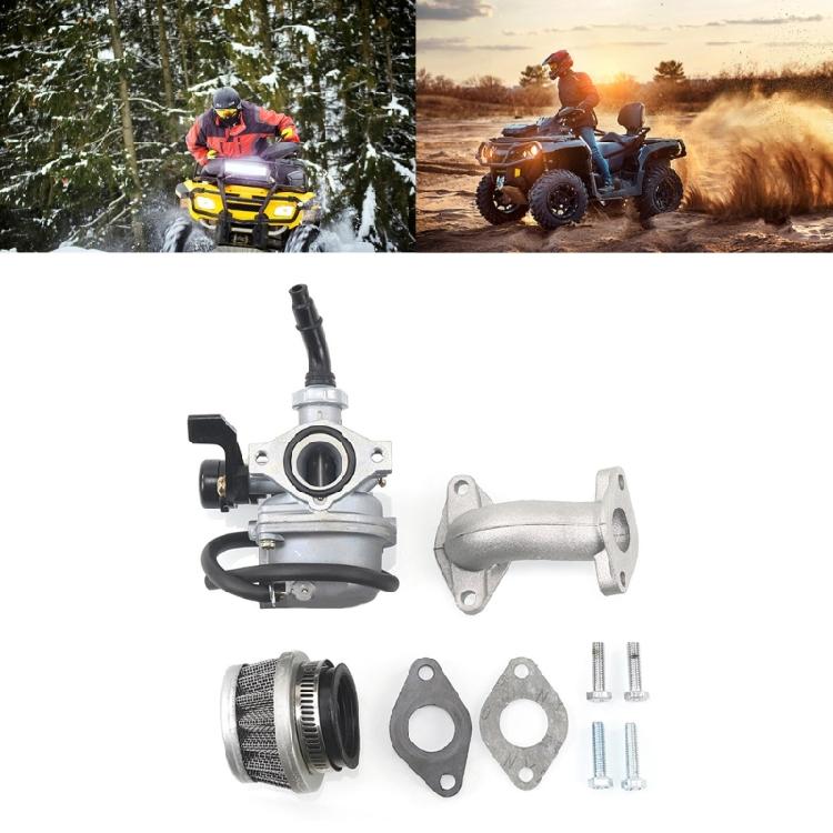 19mm PZ19 Vergaser Luftfilter Ansaugrohr 110cc ATV Quad Vergaser