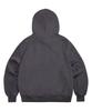 Peach Skin Balloon Over Hoodie - Charcoal