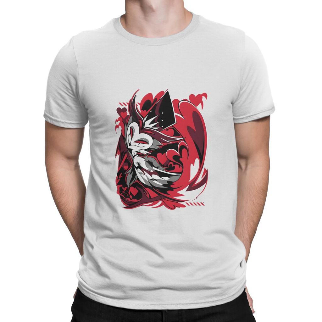 H-Helluva Boss Men's TShirt Stolas Distinctive T Shirt Graphic Sweatshirts Tops