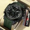 Men Watches Sport Military Quartz Watch 50M Waterproof Wristwatch for Male LED Digital Clock Relogios Masculino 6029