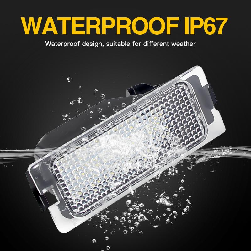 2pcs Canbus Car LED License Number Plate Light Lamps for FordEdge MK1 07-14 Escape MK2 08-12 Mercury Mariner OEM# 7T4Z13550A