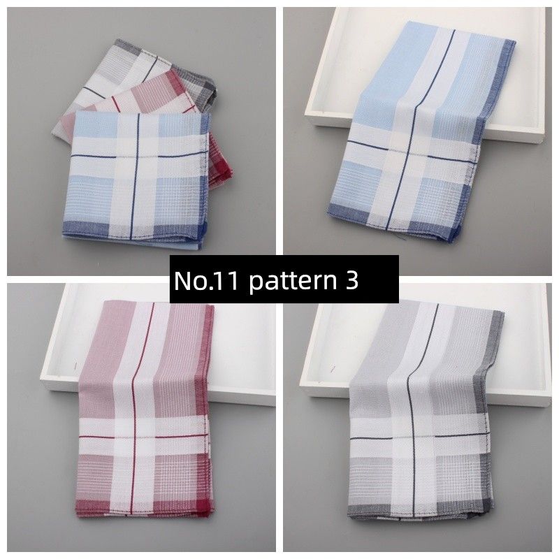 

Набор из 3 штук по распродаже Мягкий Впитывающий пот Старомодный Портативный Носовой платок No. 11 Pattern 3 [40*40cm]]