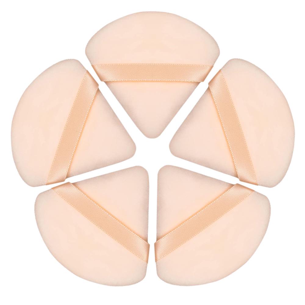 Crystal Puff Double-Sided Makeup Brush: Soft Flocked Tool for Loose Powder & Setting