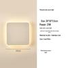 Minimalist Square Outdoor Warm White Wall Lamp