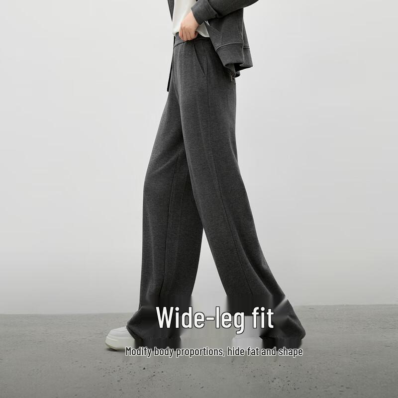 Qiushui Yiren 2025 Winter High-Elastic Wide-Leg Pants