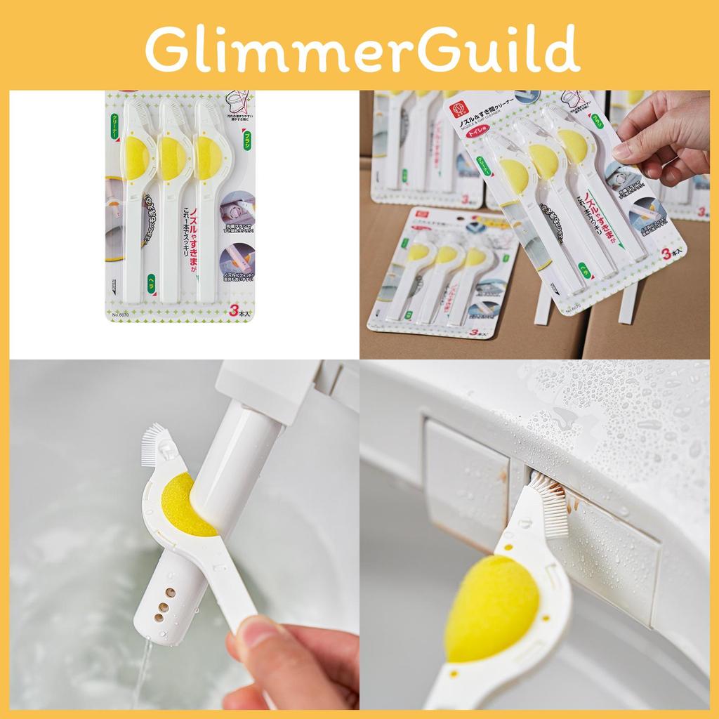 Smart Toilet Nozzle Cleaning Brush With Sponge Head For Home Bathroom Maintenance