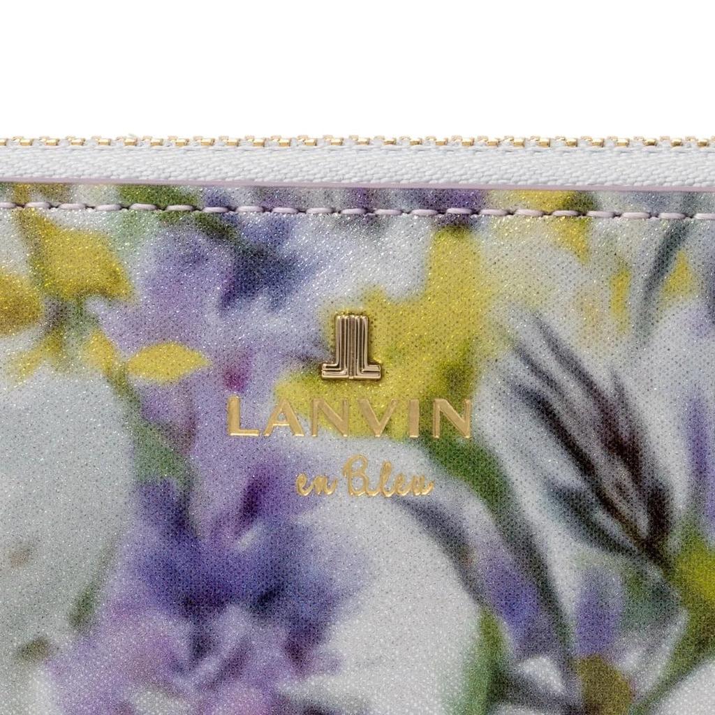 Violette L Reißverschluss Lange Geldbörse