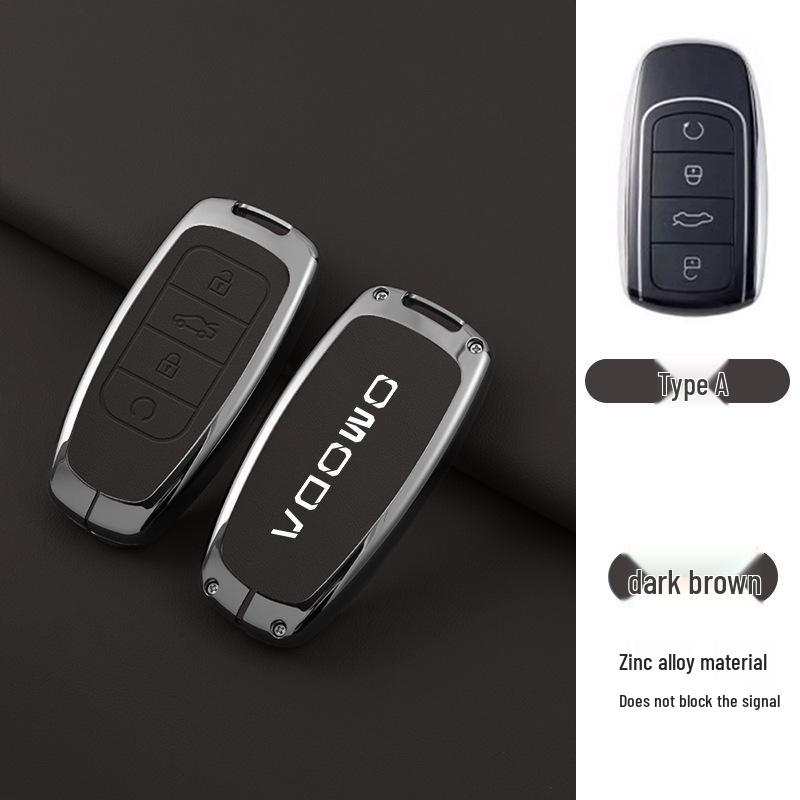 Chery OMODA 5 Schlüsselhülle: Vollmetall-Schutzhülle mit Schlüsseltasche und Schnalle