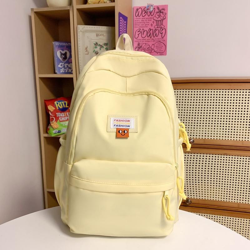 Backpack Nylon Cloth Schoolbag New Backpack Fashionable Sweet Simple Bag Bag Bag