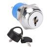 Electric Scooter Lock Ignition Switch Sturdy Metal Small Convenient Secure with 2 Keys Waterproof