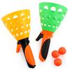 2 Pcs/set Children Throwing And Catching Ball Set Double-launched Bouncing Balls Outdoor Educational