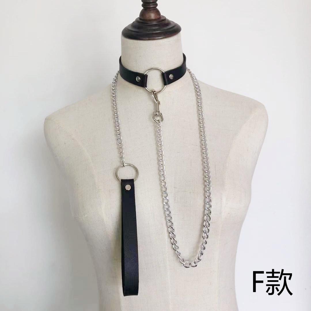 Модное панк-готическое винтажное ожерелье с кожаным воротником, готическое сердце, подвески One Size