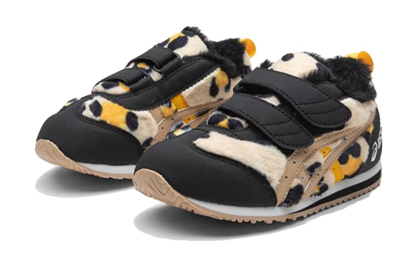 Asics Cotla Comfortable Thermal Abrasion Resistant Breathable Low Top Kids Lifestyle Shoes Black Brown 1144A349-001
