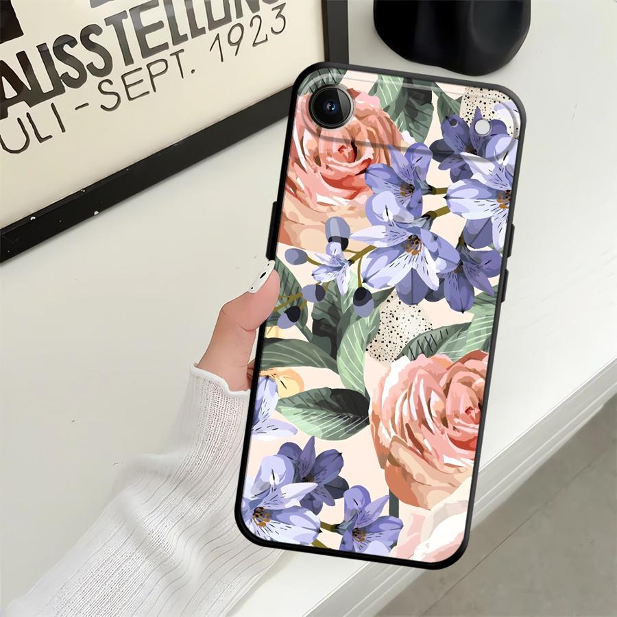 Beautiful Flowers Case for Apple iPhone 17 Pro Max 13 14 11 15 Pro 7 8 16 Air XR XS MAX 12 Funda Phone Cover