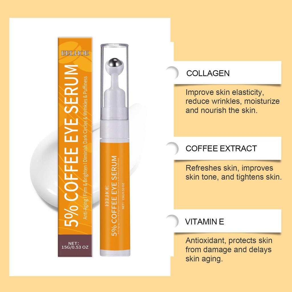 Eelhoe Caffeine Eye Cream Nourishing Hydrating Firming Cream For Comfortable Eye Care