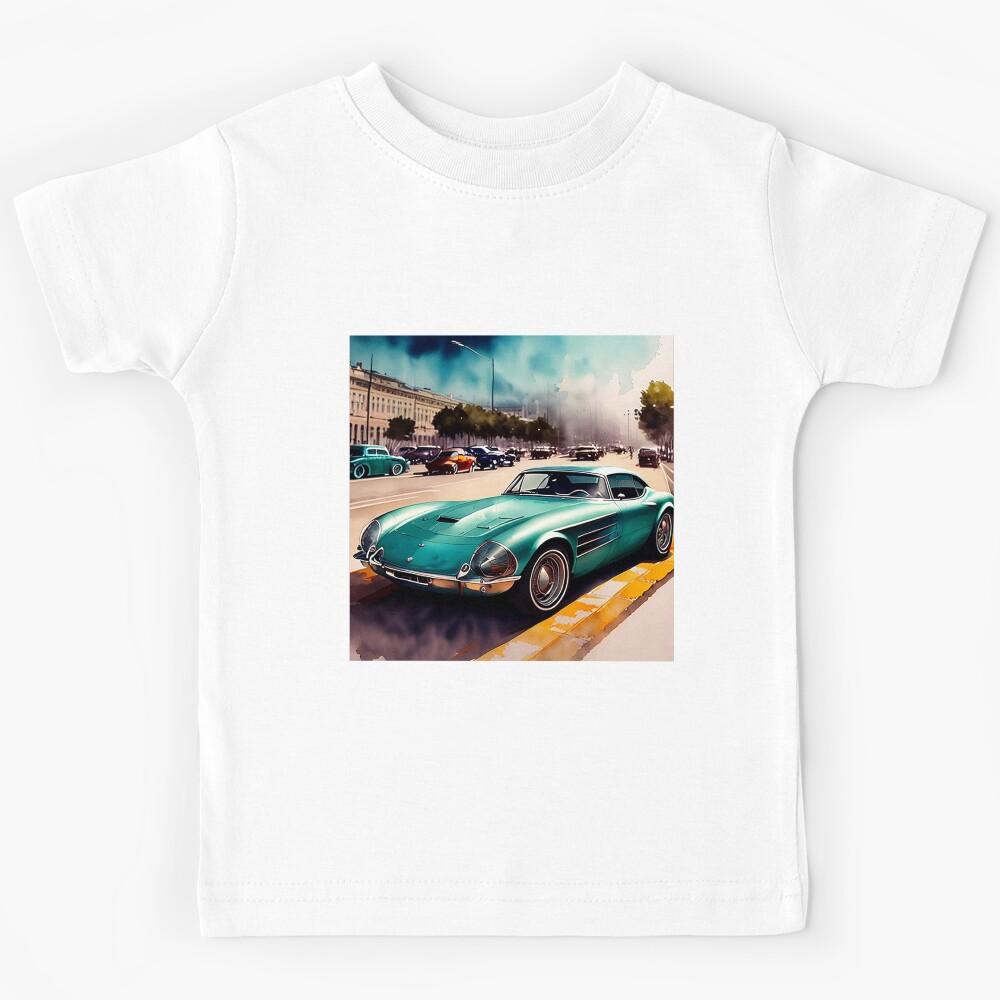 car vintage on Street 2 Kids T-Shirt 170