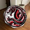 1pc Red Dragon Yin Yang Symbol Umbrella with Plastic Handle,Suitable for All Seasons Home Travel Outdoor UmbrellaDD1049