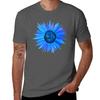 Blue Flower By Linda Sholberg Tshirt Casual Loose Short Sleeve Tee For Unisex