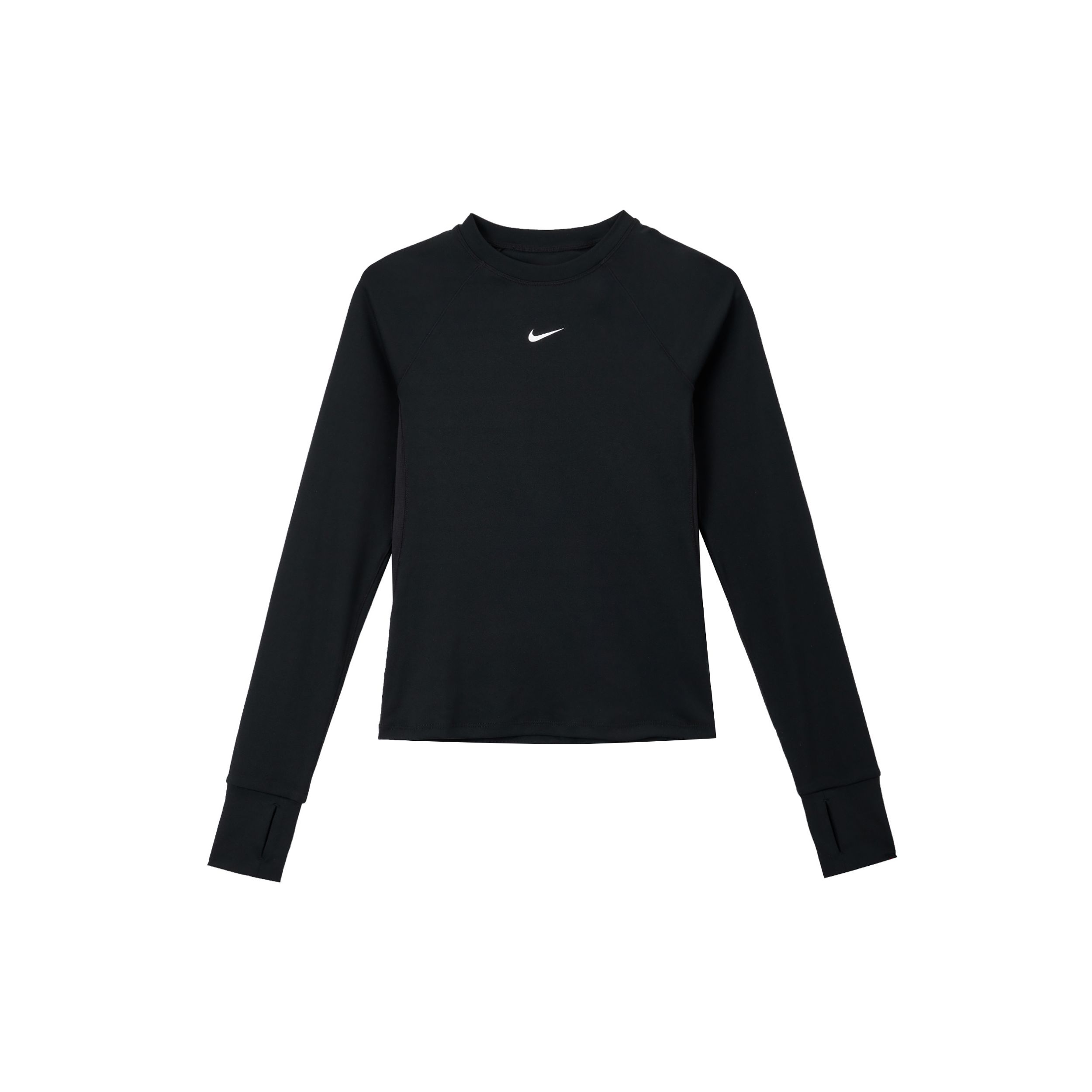 Nike Dri-Fit Pro Comfortable Quick-Dry Training Crew Neck Long Sleeve T-Shirt Women T-Shirts Black FV7846010 M