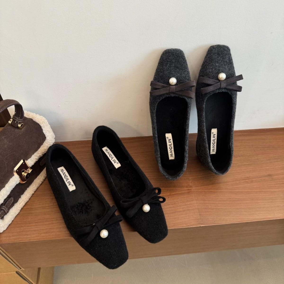 

Французские туфли на толстом каблуке серого цвета, одинарные, для ношения с юбкой, вечерние туфли, женская обувь 2025 весна и осень, на среднем каблуке, Мэри Джейн, туфли Мао Мао 39 серый