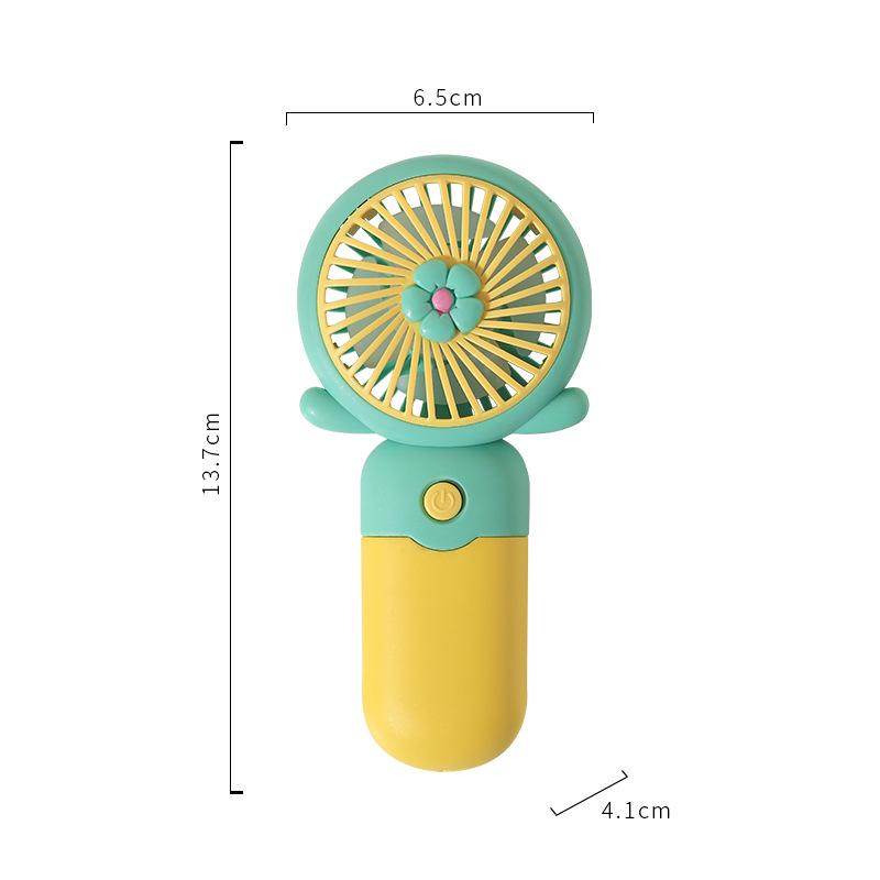 USB Rechargeable Cartoon Snail Handheld Fan: A Fun Summer Gift for Kids and Students