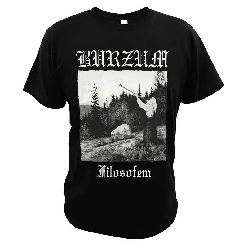 

Burzum Varg Vikernes T-shirt Black Metal Dungeon Synthneofolk Fans Tee Comfortable Summer Cotton Crewneck Classic Tops Clothes 4XL