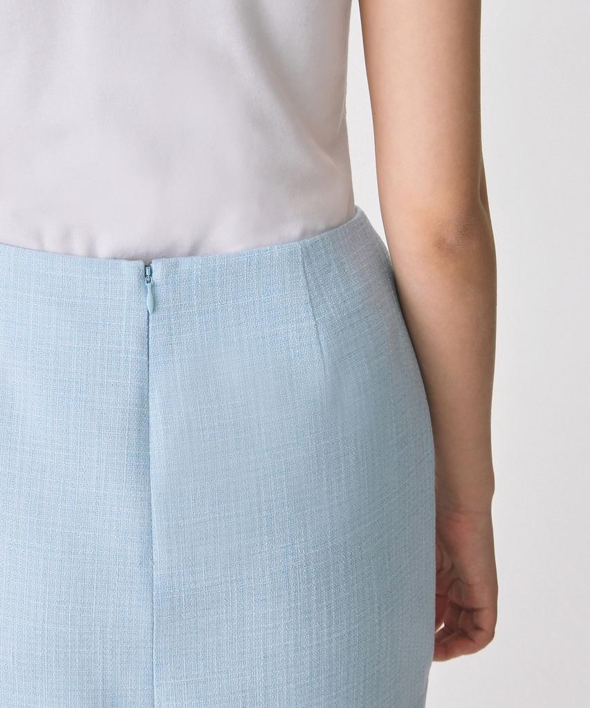 Musinsa Standard Woman Women'S Tweed Mini Skirt [Sky Blue]