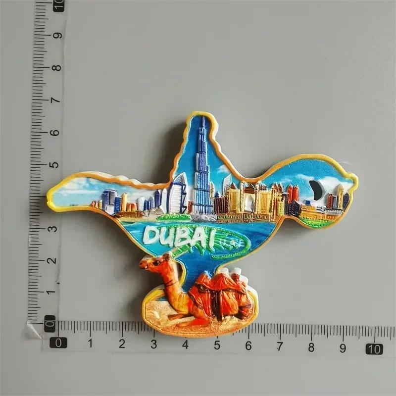 Dubai Turistic Suveniruri Magneți de Frigider Turnul Khalifa Arabia Saudită Frigider Magnet Comemorativ Autocolante Home Decoration