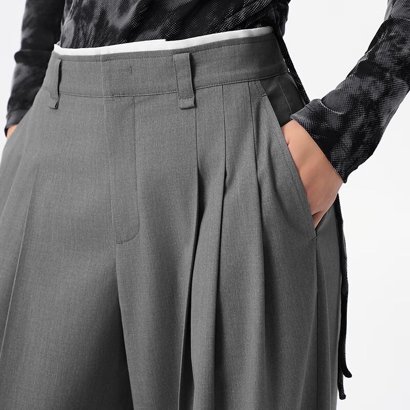 broadcast Women's Loose Wide-Leg Draped High-Waist Casual Pants