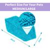Dog Towel - Microfiber Super Shammy with Hand Pockets, Ultra Absorbent Quick Dry Pet Bath Towels for Small, Medium, Large Dogs and Cats (Large, 31''