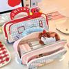 Large Capacity Pencil Case House Design Pen Bag Fashion Pencil Pouch  School Supplies