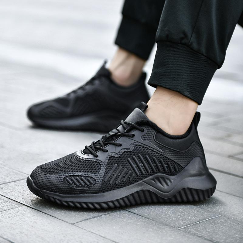 Messi same cotton shoes men's and women's casual shoes autumn and winter mesh velvet warm sports shoes student running shoes versatile