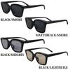 (Eight) Square Sunglasses for Men and Women, Big Frame, Street Style, Comes with Dedicated Case, BlackSmoke F