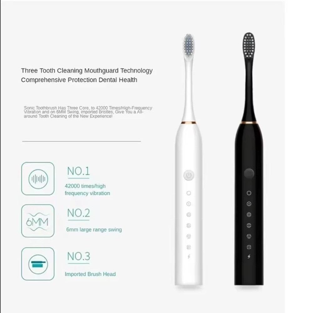 6 Cleaning Modes Smart Toothbrush 42000 Strokes Whitening Toothbrush Teeth Cleaning