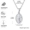 Plain Eastern Orthodox Cross Necklace for Men Women,Gold Plated Stainless Steel Cross Pendant Necklace,Religious Jewelry Gift