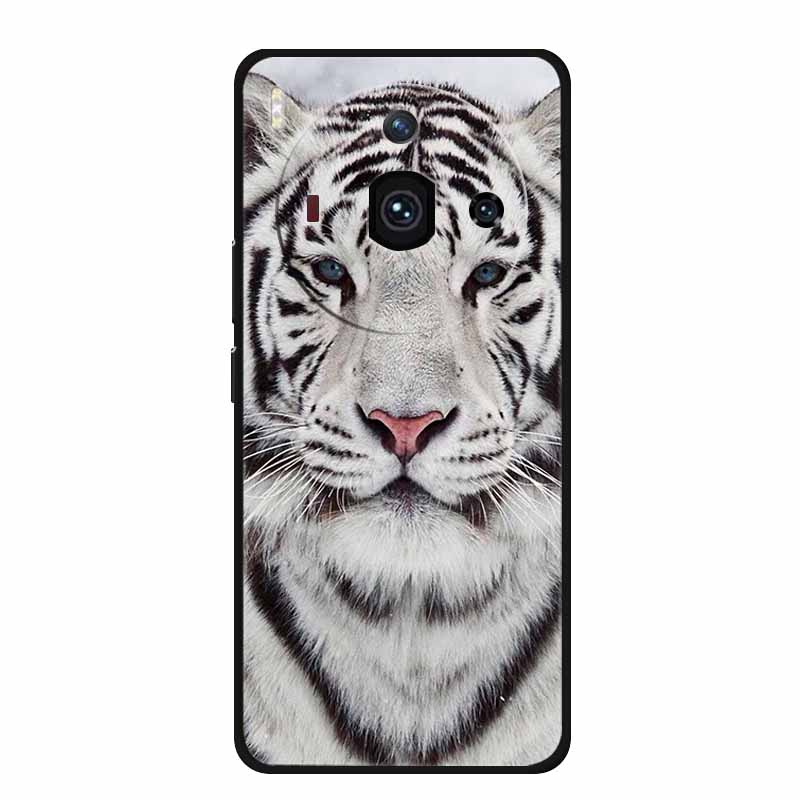 For Iphon 14 Luxury Phone Case Apple Iphone14 Pro Pro Max Plus Black TPU Soft Cover Silicone Shield Animal Lions Tiger Bunper