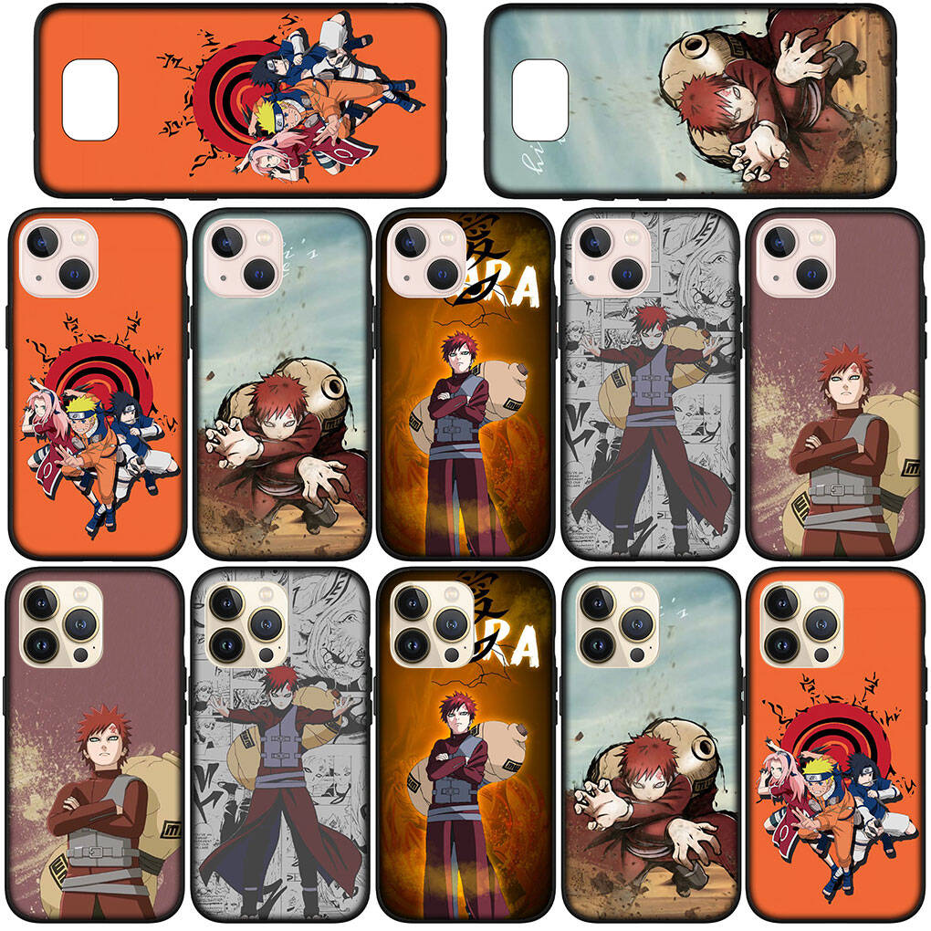 Handyhülle für iPhone 17 15 16 Plus X XR Redmi Note 14 12 11 13 Pro Max Huawei P30 P20 Lite Y9 OPPO A60 A40 A80 A18 A16 A54 Gaara Comics Naruto Cover