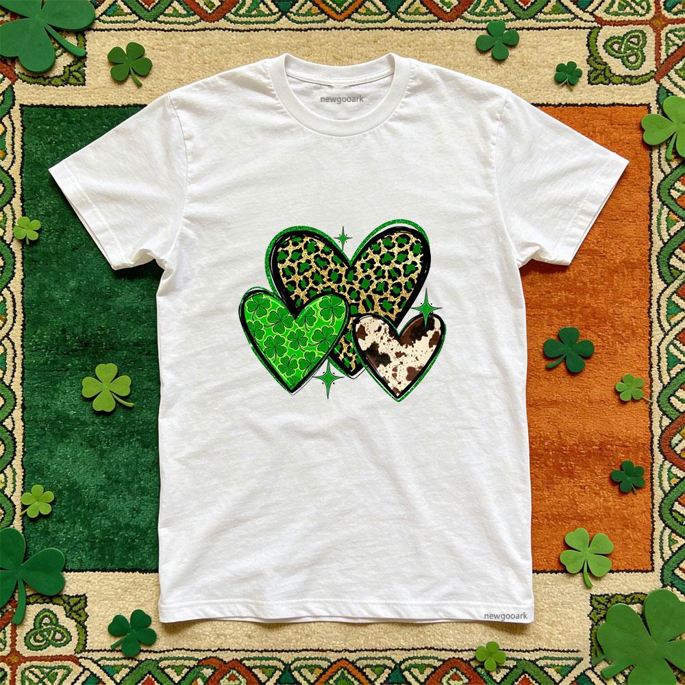 

Saint Patrick Retro t shirt green cotton Casual funny festival printed T shirt lucky Irish Unisex Adult Women Unisex Party tee S