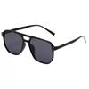 Men Double Bridge Aviator Sunglasses Korean Style Irregular Polygon Large Face Slimming Sun Glasses UV Protection Driving Outdoor Eyewear