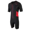 Zone Three Activate Short Sleeve Full Zip Trisuit Men's - Black/Red