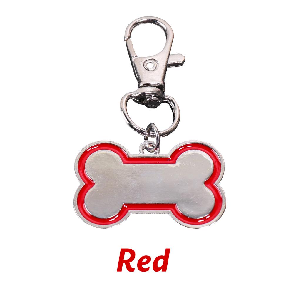 Personalized Custom Name Dog Tag Bone Shape Laser Engraving Text Pets Tag Anti-lost Pendant Number Customized Text Dog Tags
