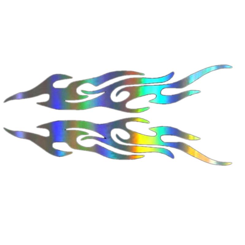 Car Stickers Modified Flame Reflective Sticker Auto Exterior Accessories Decals Moto Body Decor Voiture Supplies