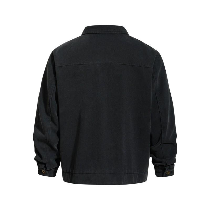 Vintage American Style Barn Jacket With Lobster Clasp Oversized Cotton Canvas Workwear Men Women Fall Winter Clean Fit