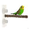 Perch Wooden Stick With Suction Cups For Birds, Parrots,