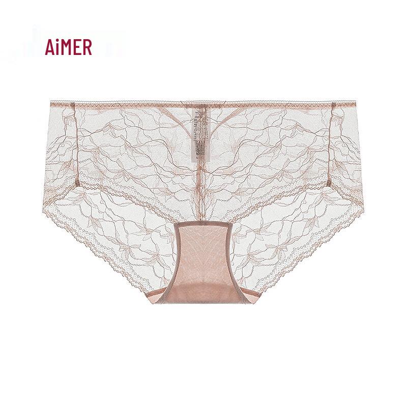 Aimer Women's Cotton Crotch Mid-Waist Boxer Briefs