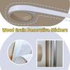 1PC 10mX2cm Self-adhesive Wood Grain Imitation Repair Tape - Matte Surface Can Be Peeled Off and Pasted Without Tools