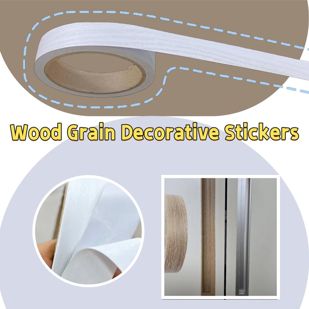 1PC 10mX2cm Self-adhesive Wood Grain Imitation Repair Tape - Matte Surface Can Be Peeled Off and Pasted Without Tools