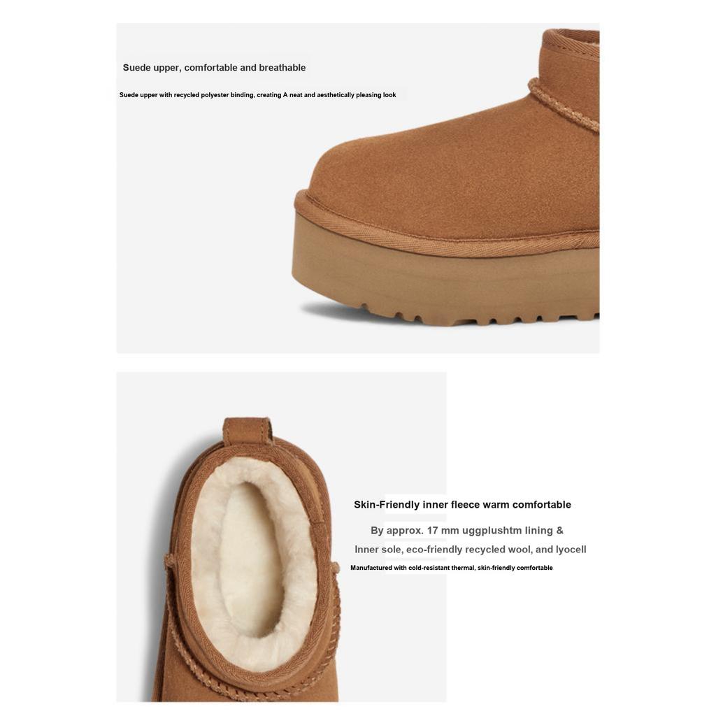 New UGG Classic Ultra Mini Platform Boot Chestnut Kids 1157791K-CHE