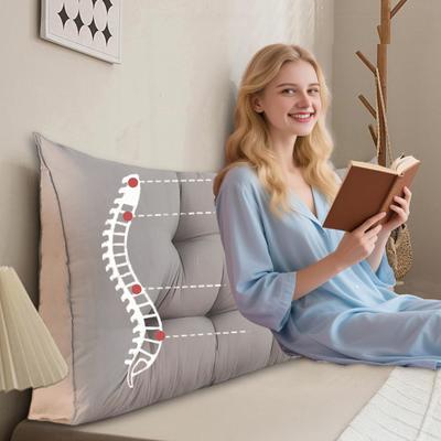 Sänggavel Triangelkudde Kile Ryggstödskudde Med Avtagbart Överdrag Sänggavel Dagbädd Rygg